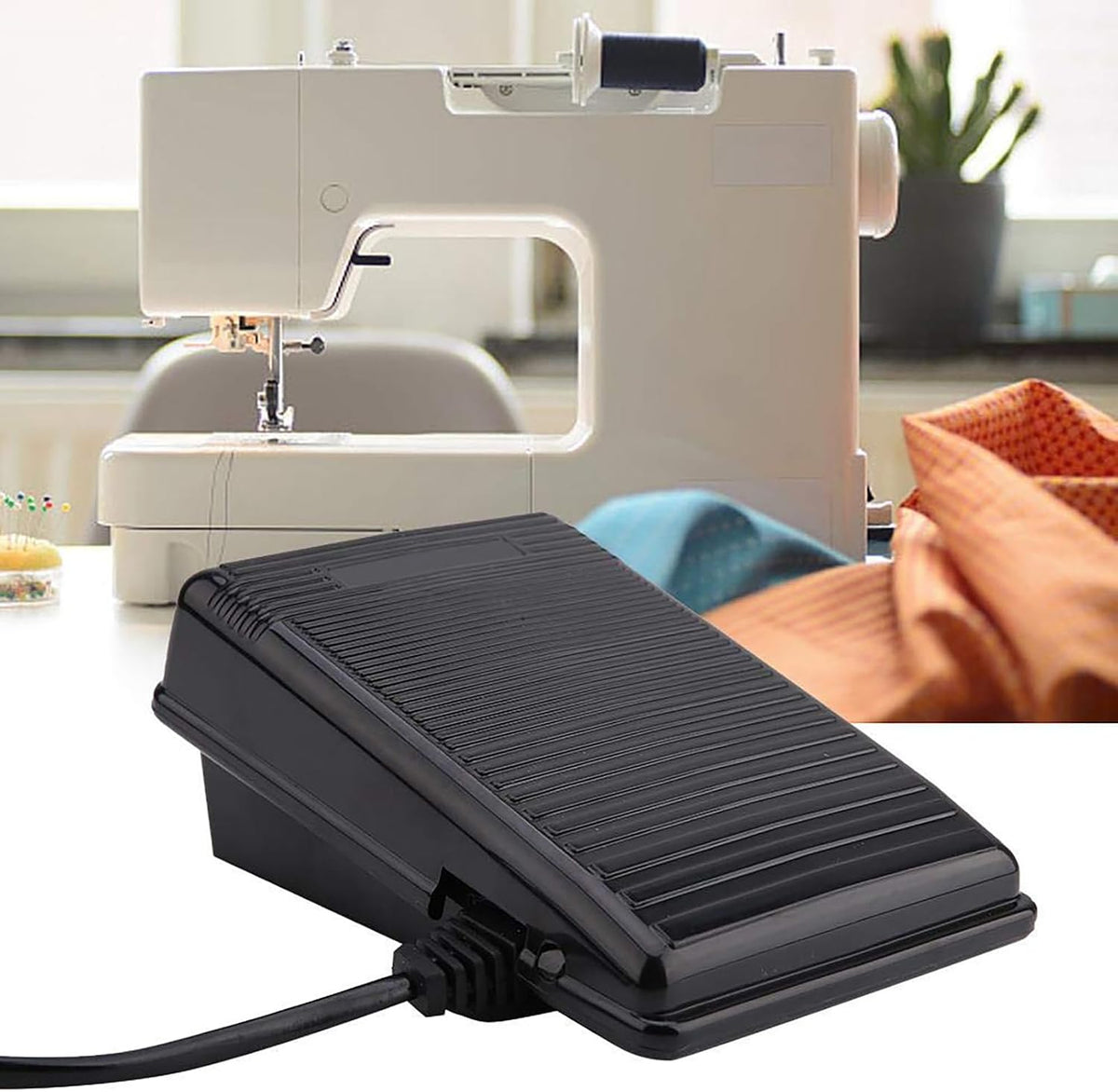 DeJivsin Sewing Machine Foot Pedal for Singer 200-240V