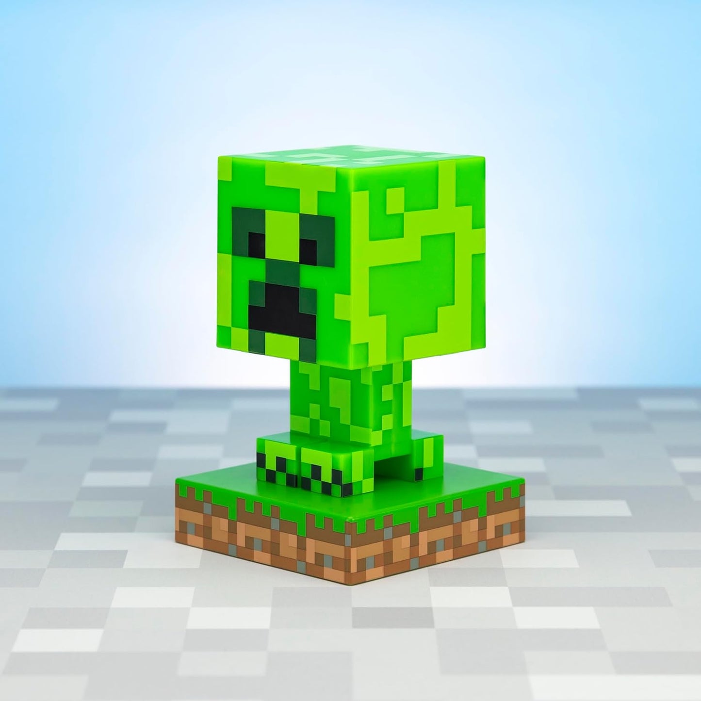 Paladone Minecraft Creeper 3D Pixel Night Light – Green LED Lamp