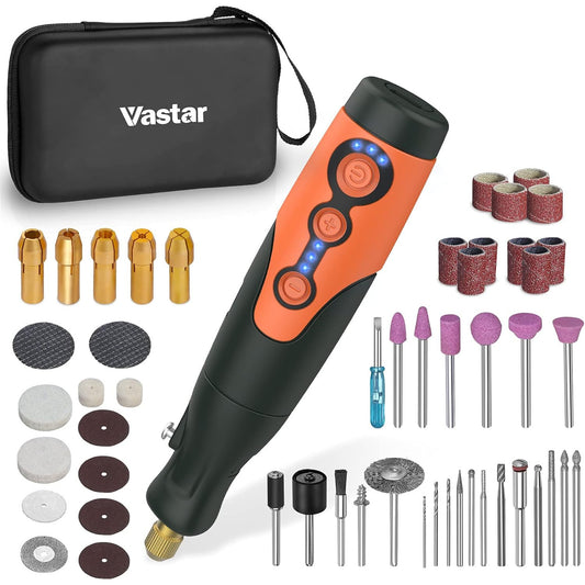 Vastar 135W Cordless Rotary Tool Kit with 210 Accessories