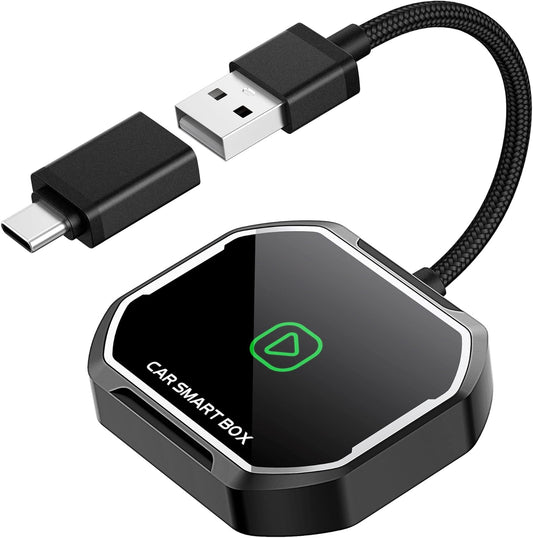 TERUNSOUl CarPlay Wireless Adapter – Slim Plug‑Play for iPhone iOS 10+