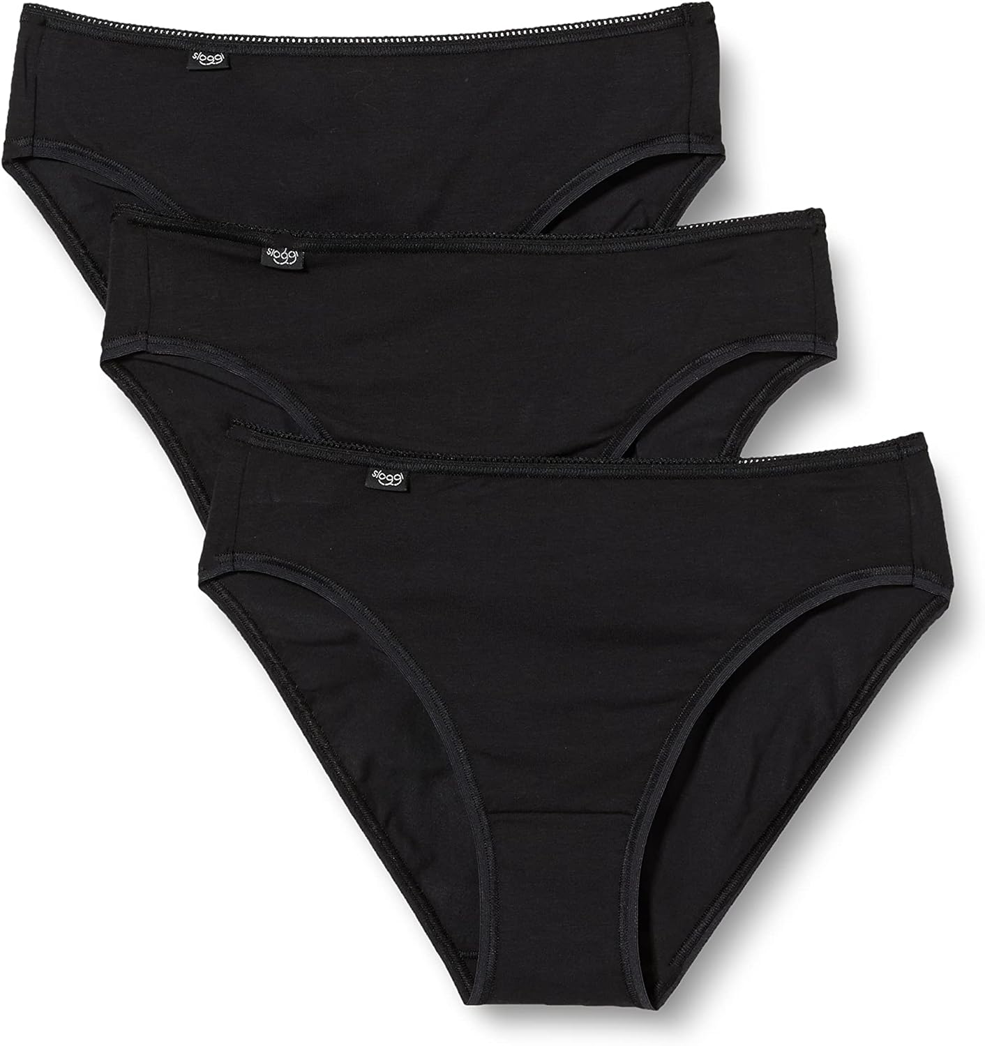 Sloggi Women's 24/7 Cotton H‑Tai C3P High‑Rise Briefs – 3 Pack