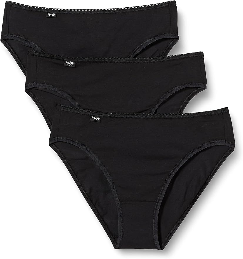 Sloggi Women's 24/7 Cotton H‑Tai C3P High‑Rise Briefs – 3 Pack