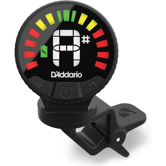 D'Addario Nexxus 360 Rechargeable Clip‑On Guitar Tuner with 360° Rotation