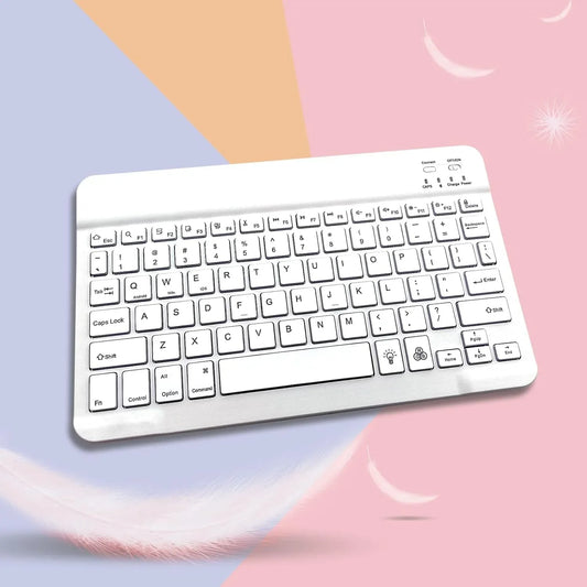 Seashot White Bluetooth Keyboard for iPad, iPhone, MacBook - Gomix Brands Outlet