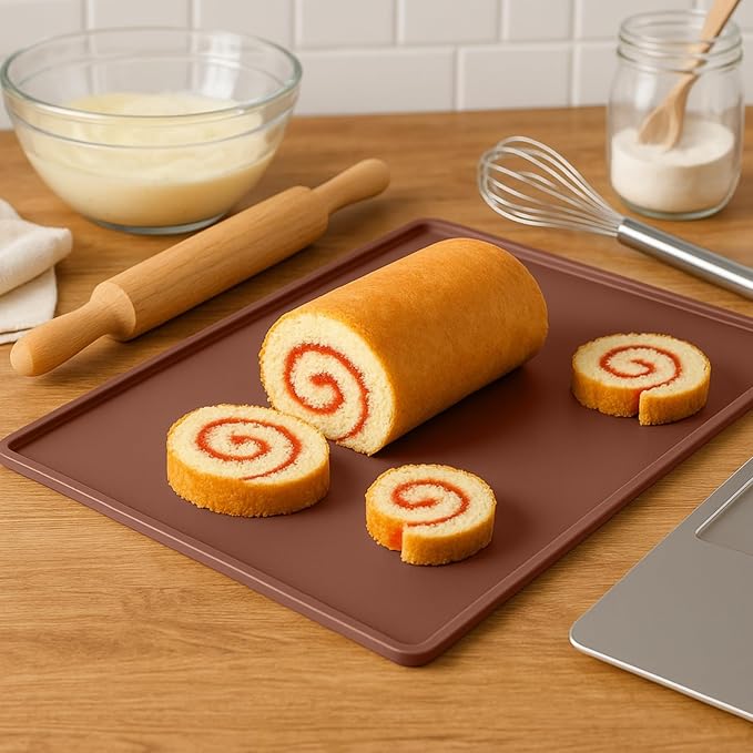 UTRUGAN 2Pcs Silicone Baking Mats 30.5 x 25.8 cm