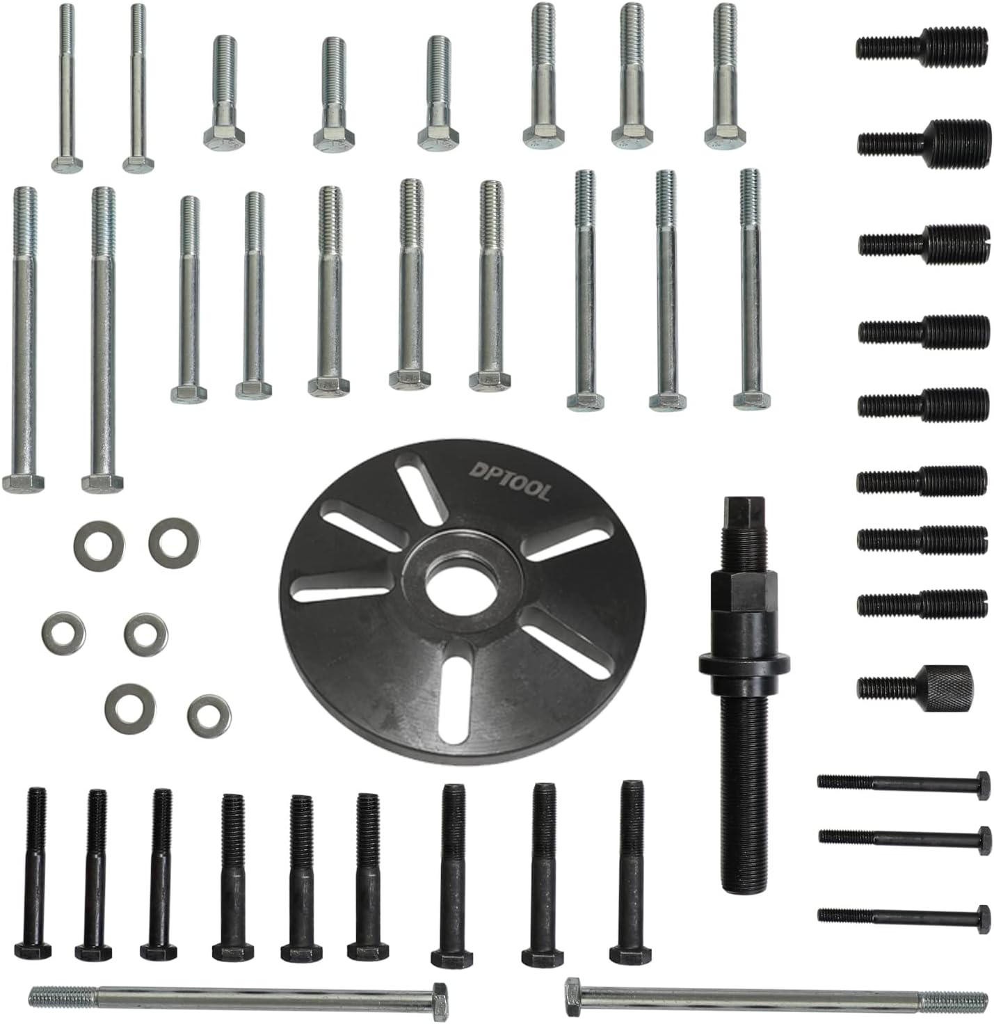 DPTOOL Heavy-Duty Harmonic Balancer Puller Kit with Metric Screws