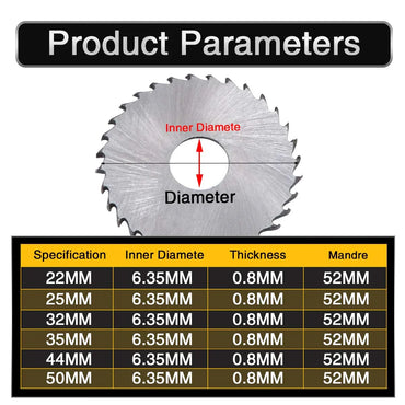 7PCS HSS Circular Saw Blades - Gomix Brands Outlet