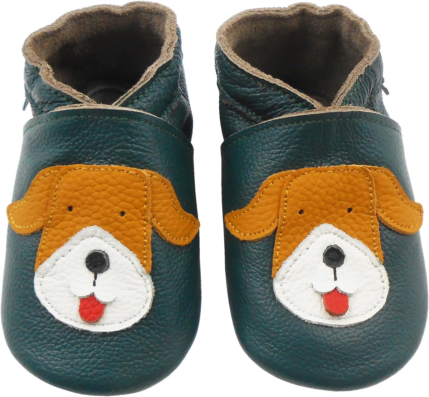 Basrakids Soft Leather Flat Shoes for Infant Boys and Girls