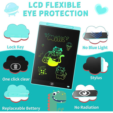 Genialba 2‑Pack 12‑Inch LCD Drawing Board – Colorful Kids Tablet - Gomix Brands Outlet