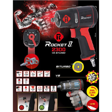 KS Tools Rocket II 1/2-Inch Air Impact Wrench 2300 Nm Torque - Gomix Brands Outlet