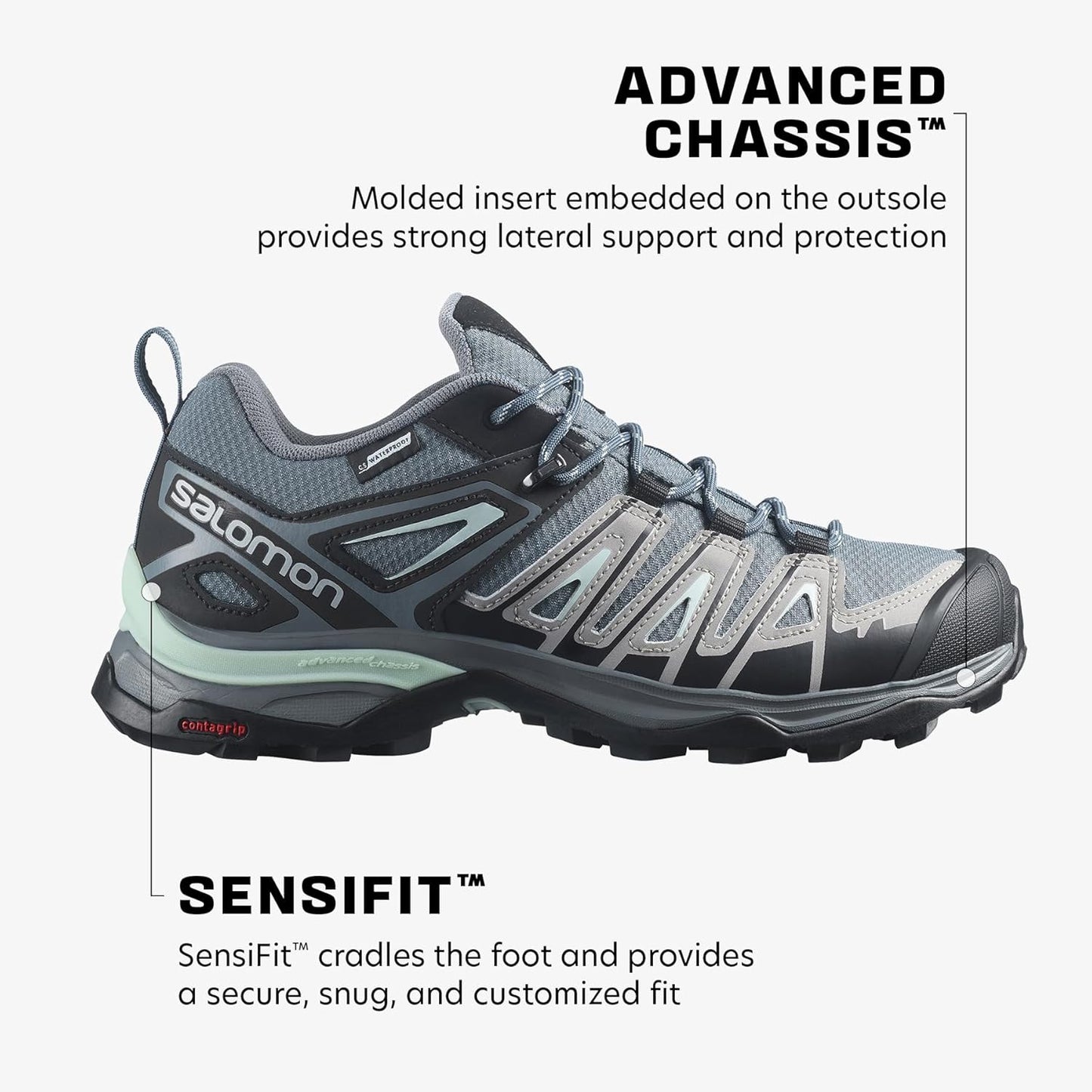 Salomon X Ultra Pioneer ClimaSalomon Waterproof Women's Hiking Shoes - All-Terrain Adventure