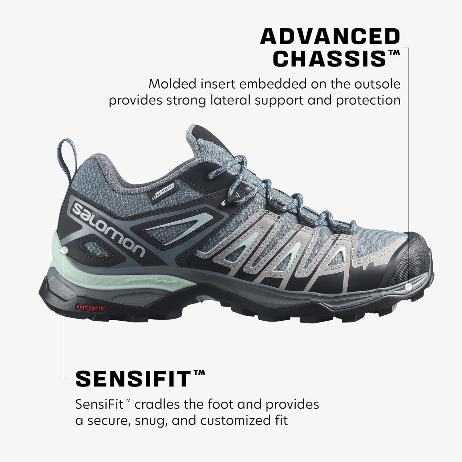 Salomon X Ultra Pioneer ClimaSalomon Waterproof Women's Hiking Shoes - All-Terrain Adventure