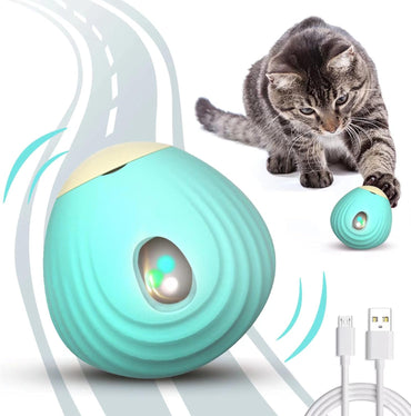 JJW Interactive & Intelligent Pet Ball with LED Light, and Bite Resistant