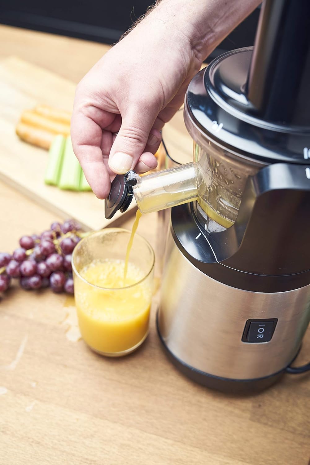 GASTROBACK Advanced Vital Slow Juicer, Black & Silver