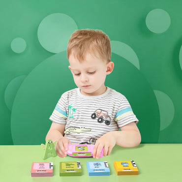 Talking Flash Cards for Kids – 112 Sheets,224 Words (German Version)