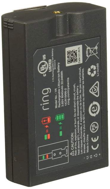 Ring Rechargeable Quick Release Battery Pack – Extra Power for Ring Doorbells and Cameras - Gomix Brands Outlet