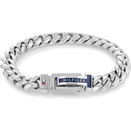 Tommy Hilfiger Men's Stainless Steel Herringbone Chain Bracelet