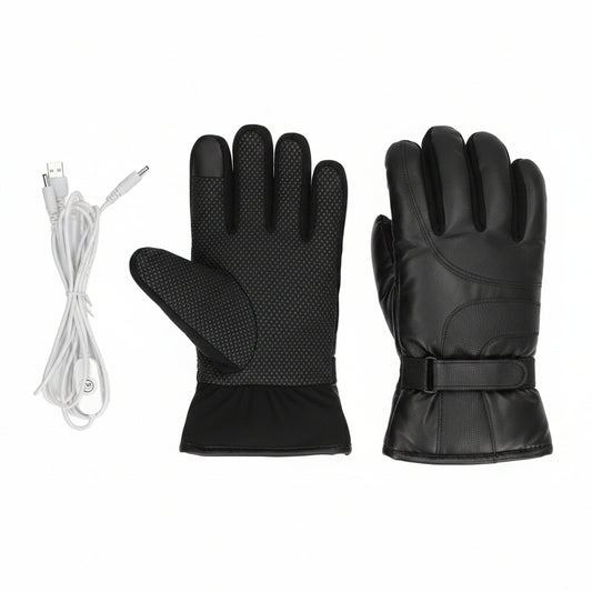 Folanda USB Heated Gloves for Men Women Waterproof Winter