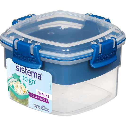 Sistema Snacks TO GO 400ml Compartment Snack Pot – BPA-Free