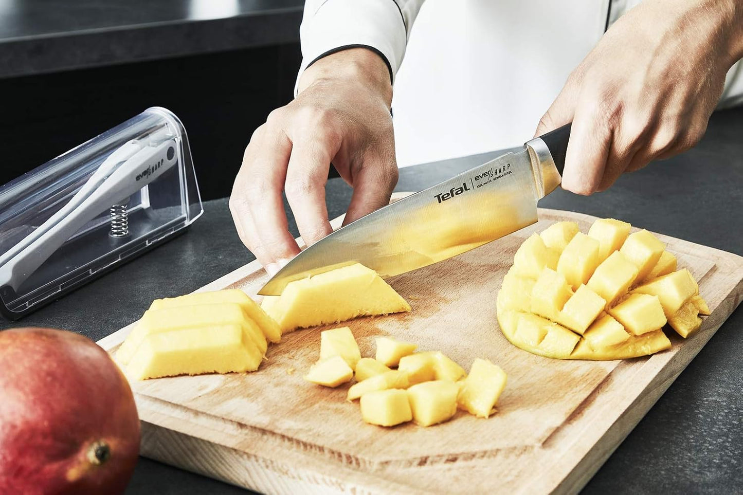 Tefal Ever Sharp 6.5" Chef Knife with Built‑in Sharpener