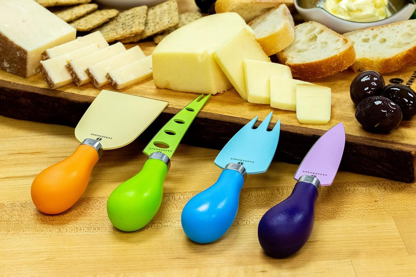 Premium Zassenhaus Cheese Knife Set: Essential Kitchen Tools for Every Cheese Lover