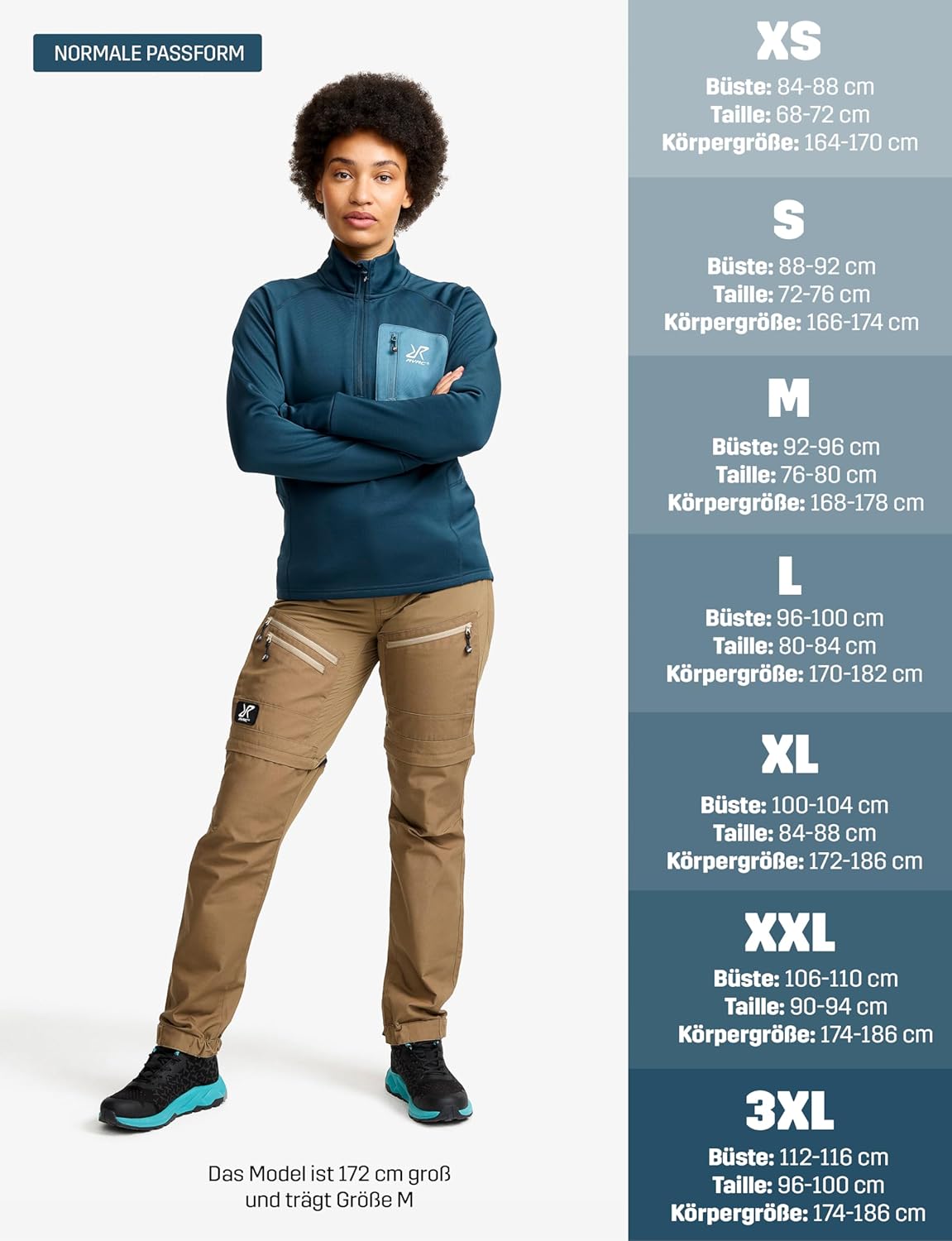 RevolutionRace Women's Evolution Half-Zip Stretch Fleece Jacket Outdoor Performance