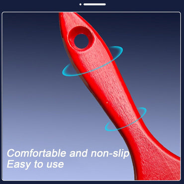 Fopytu Paint Edger Brush with Dual‑Color Separator – Red & Yellow