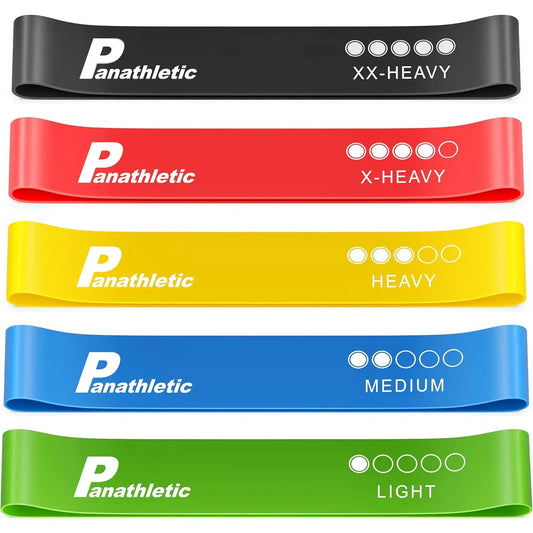 Panathletic Resistance Bands Set - 5 Different Levels for Full Body Workouts - Gomix Brands Outlet