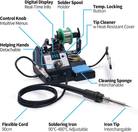 YIHUA 926 LED-IV 60W Soldering Station with Digital Display