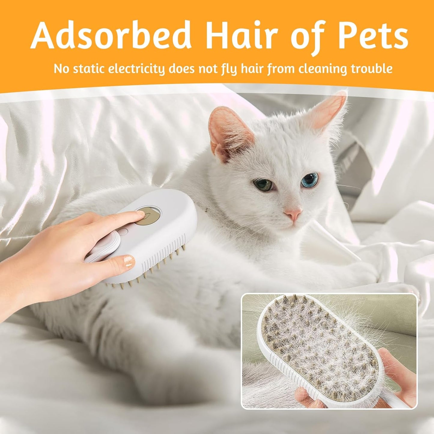 Pet Steam Brush Cleaner