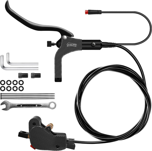 LD-200 2-Pistons Hydraulic Disc Brake Set for E‑Bike Front Left Side - Gomix Brands Outlet