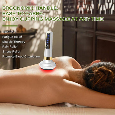 12-Level Intelligent Negative Pressure Cupping Massager – Portable Handheld Fat Reliever