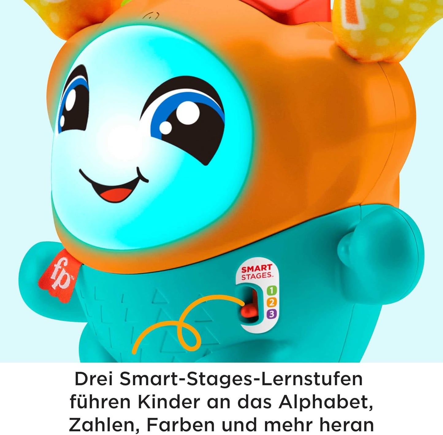 Fisher-Price DJ Hüpfi Interactive Bouncing Music Toy for Babies