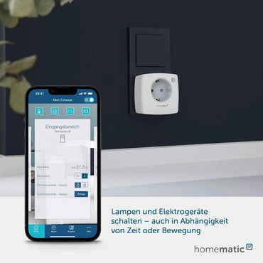 Homematic IP White Smart Plug with Alexa & Google Assistant - Gomix Brands Outlet
