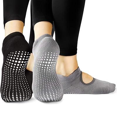 LA Active Non-Slip Grip Socks for Yoga Pilates Barre Ballet Workouts. - Gomix Brands Outlet