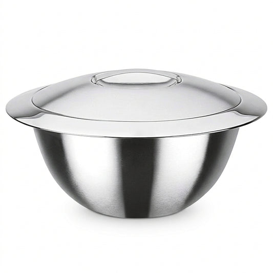GSW 552394 Thermo Mixing Bowl with Lid 22cm 3.2L Silver