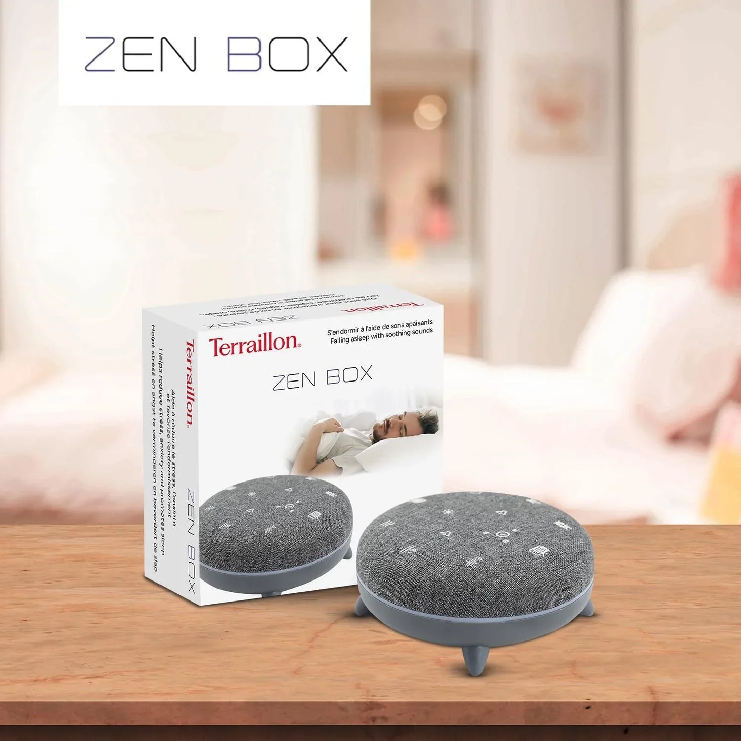 Terraillon Zen Box Bluetooth White Noise & Ambient Light - Gomix Brands Outlet