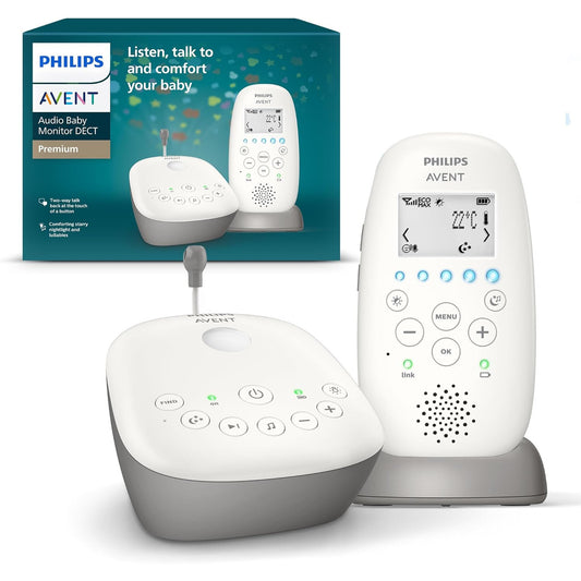 Philips Avent SCD733/26 DECT Baby Monitor with Star Projection