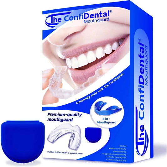 ConfiDental Moldable Night Guard – 3‑Model Pack, BPA‑Free, Blue - Gomix Brands Outlet