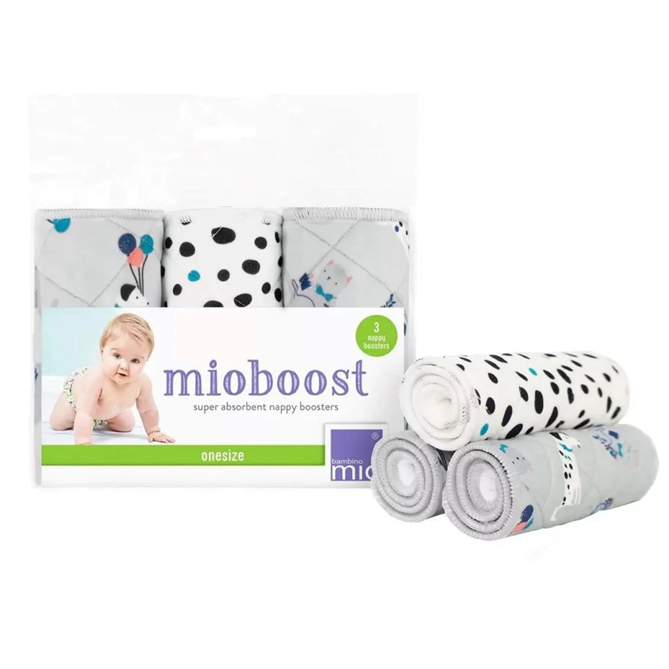 Absorbent Pad Boost Reusable Diaper Nappy Insert Pack of 3 - Gomix Brands Outlet