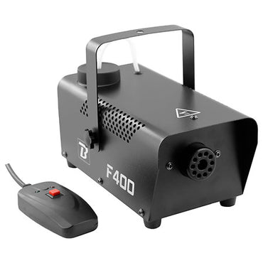 BoomTone DJ F400 400W Compact Smoke Machine with Wired Remote for DJs & Parties