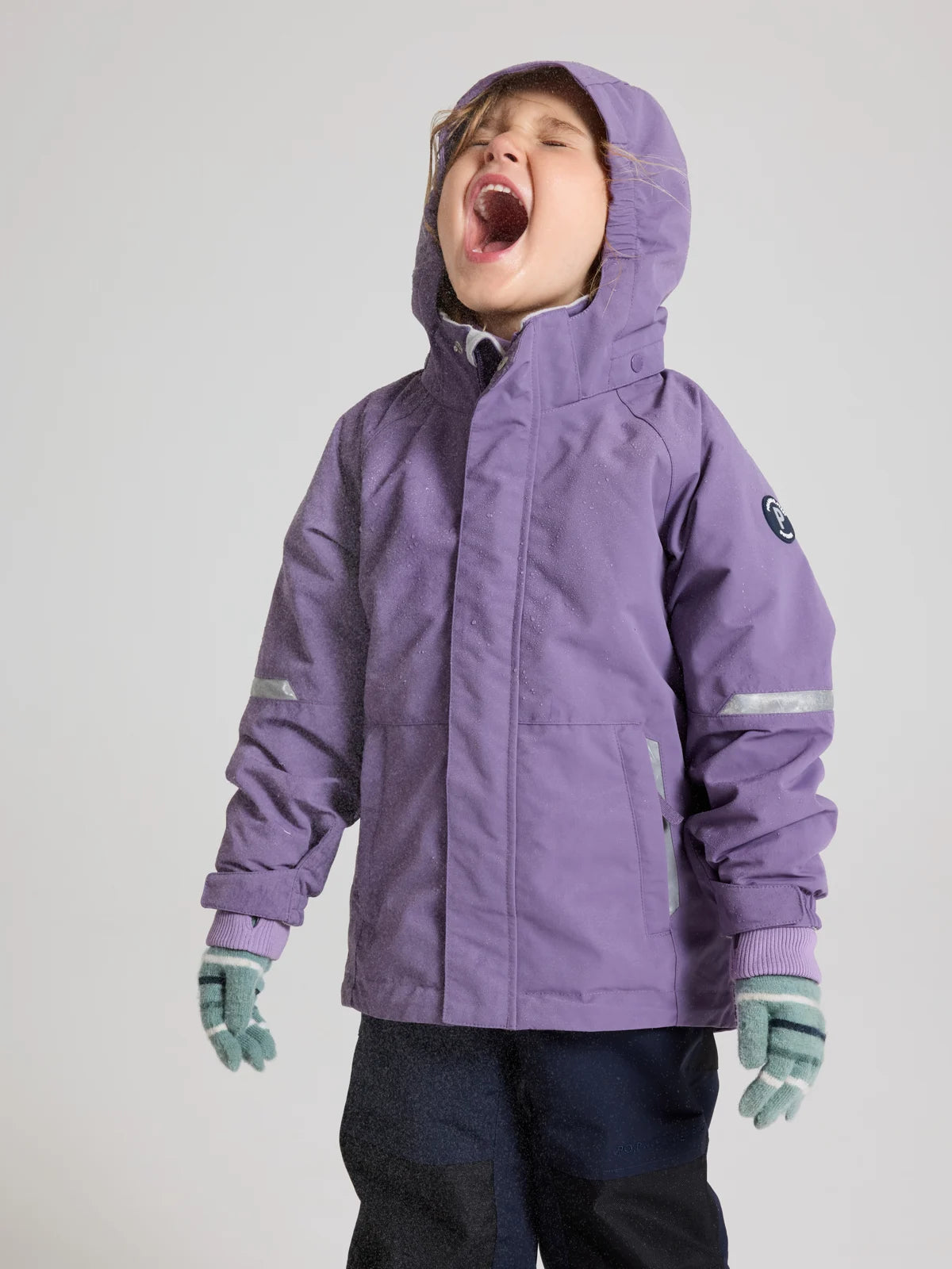 Polarn O. Pyret Kids' Flexisize Windproof Waterproof Jacket - Growth Adjustable