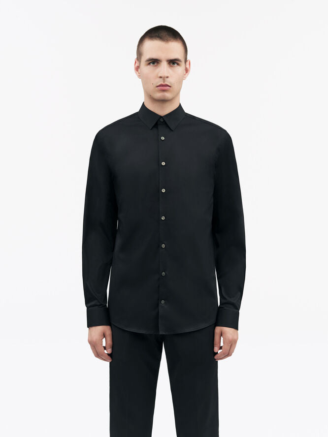 Tiger of Sweden Filbrodie Slim Fit Black Dress Shirt