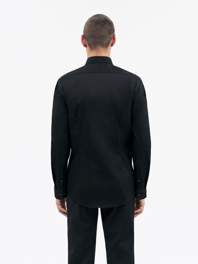 Tiger of Sweden Filbrodie Slim Fit Black Dress Shirt