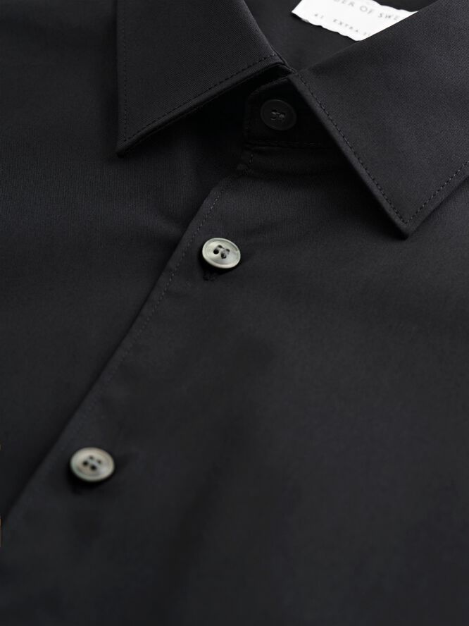 Tiger of Sweden Filbrodie Slim Fit Black Dress Shirt