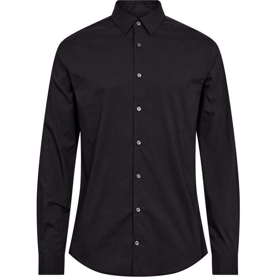 Tiger of Sweden Filbrodie Slim Fit Black Dress Shirt