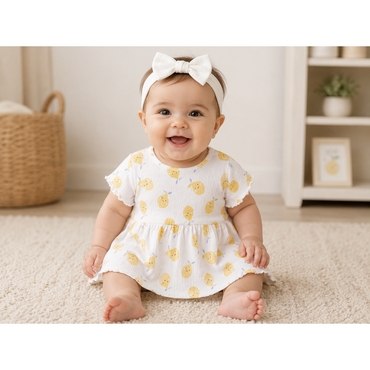 Lupilu Baby Dress Organic Cotton Short Sleeve