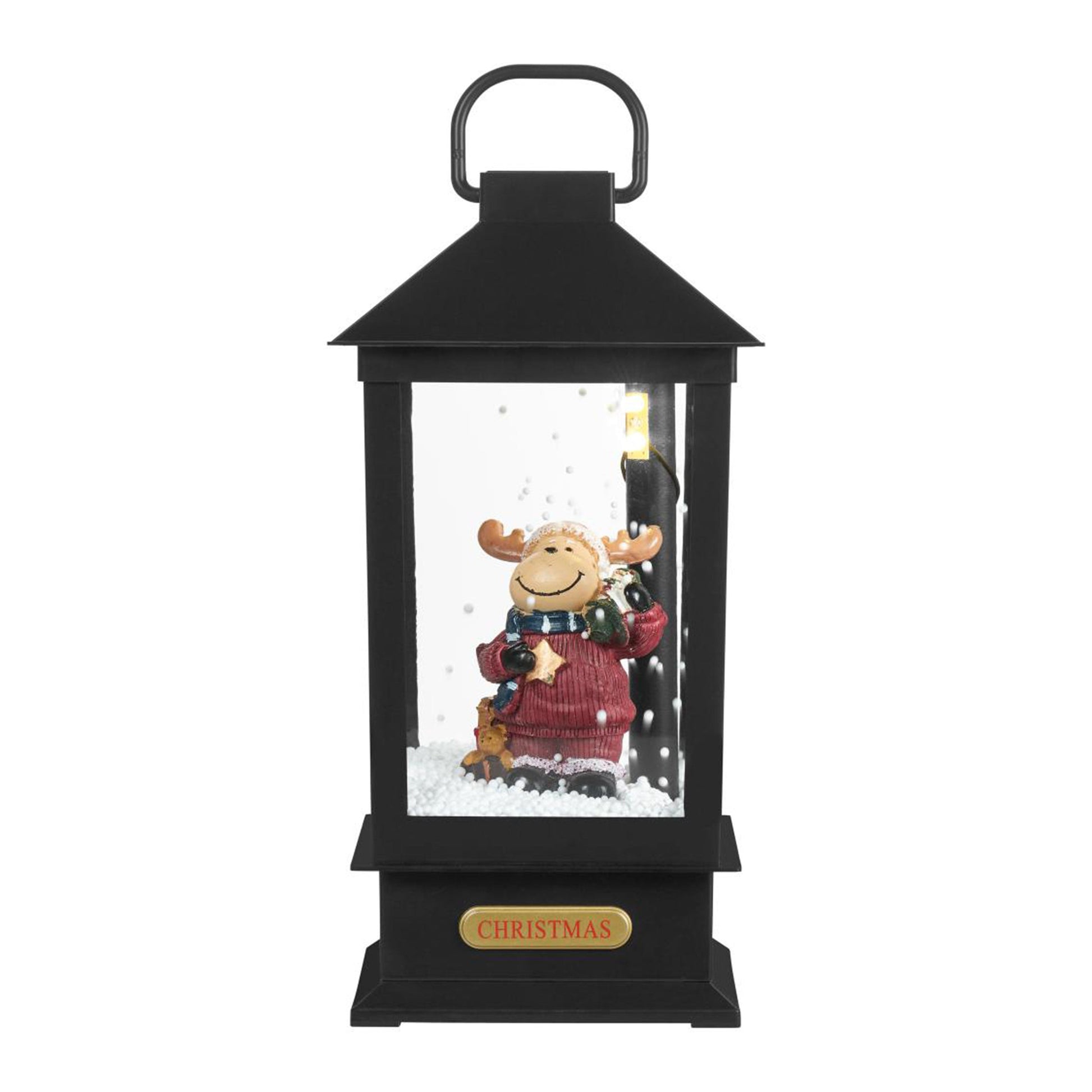 Livarno Home LED Blizzard Lantern with Warm White Light