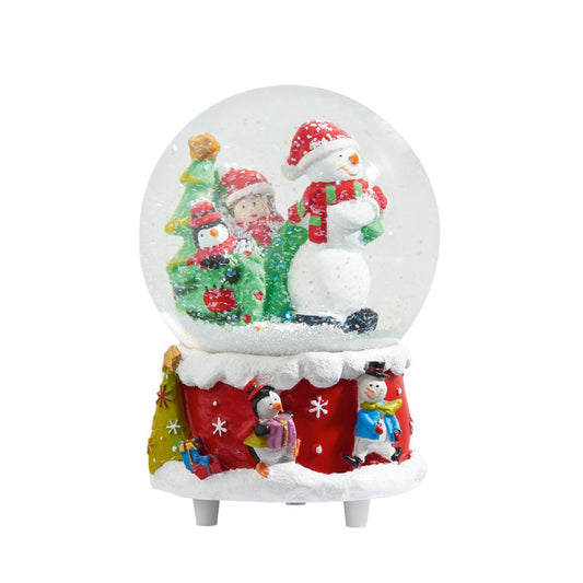 Livarno Home Musical Snow Globe with Santa House Christmas Decor