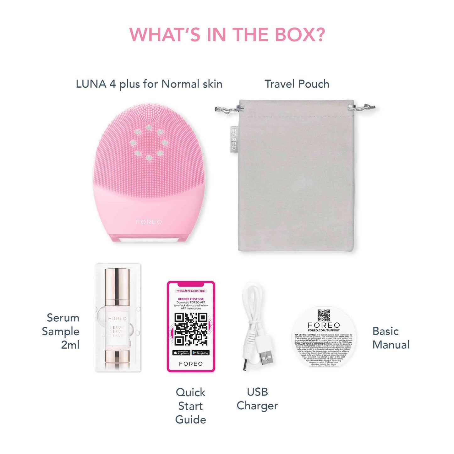 FOREO LUNA 4 Plus: Advanced T-Sonic Heated Cleansing and Microcurrent Facial Massager